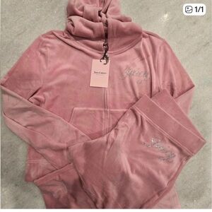 Juicy Couture Pink Velour Tracksuit